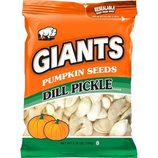 12-PACK OF Giants Pumpkin Seed Dill Giant Snacks Inc, 12 - 5.15 Oz