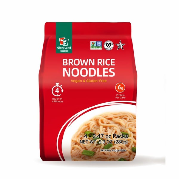6-PACK OF Noodle, Brown Rice, GlorlyLand Food USA