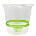 500-PACK OF CONTAINER TOGO World Centric 24 oz Round Compostable PLA Deli Containers | 500 count