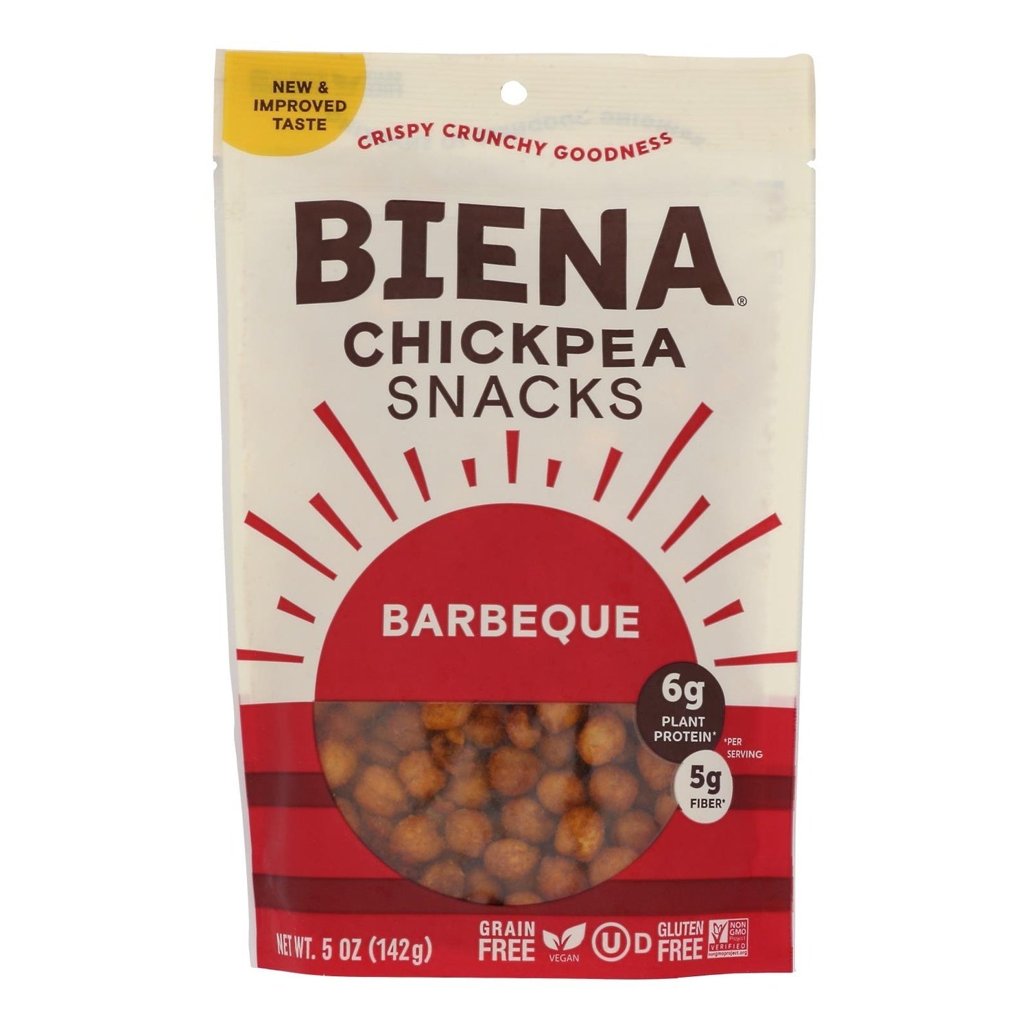 8-PACK OF SNACK CHICKPEA BARBEQUE