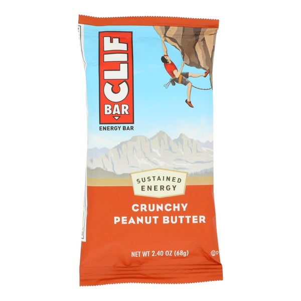 12-PACK OF SNACK BAR ORGANIC CRUNCH PEANUT BUTTER