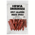 6-PACK OF Snack Sticks Spicy Jalapeño 12 oz, Iowa Smokehouse