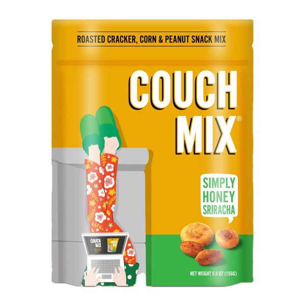 12-PACK OF Snack Mix, Couch Mix Honey Sriracha, Bruce Julian