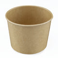 500-PACK OF Container Takeout Karat 500 ct 10/12 oz Gourmet Paper Food Container | Kraft | 96 mm
