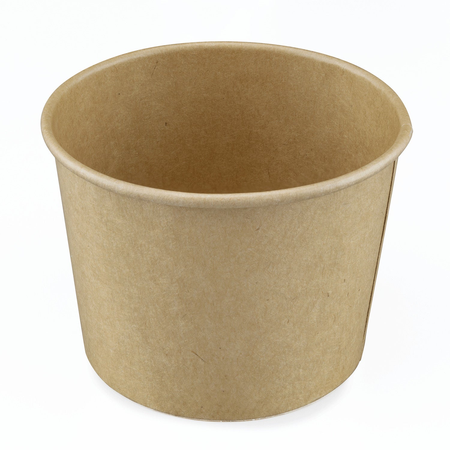 500-PACK OF Container Takeout Karat 500 ct 10/12 oz Gourmet Paper Food Container | Kraft | 96 mm