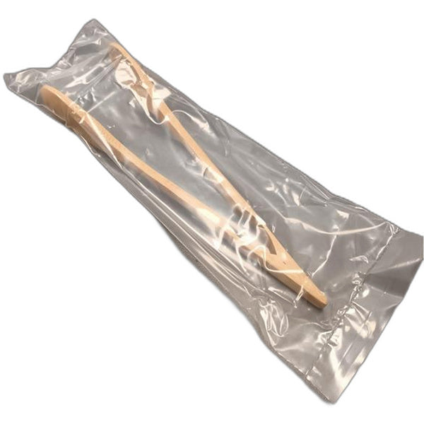 50-PACK OF TONG SERVING Bamboo 10 Packnwd