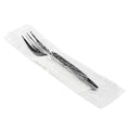 500-PACK OF Kit Cutlery Karat 500 sets PP Plastic Heavy Weight Cutlery Kits (Fork, 1-ply Napkin), Black