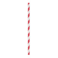 8-PACK OF STRAW PAPR RED STRP UNWRP 7.75
