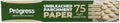 24-PACK OF PAPER PARCHMENT Progress Precut Parchment Paper Rolls, 75sqft