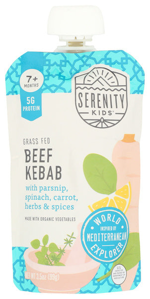 6-PACK OF Puree Beef Serenity Kids 3.5 oz