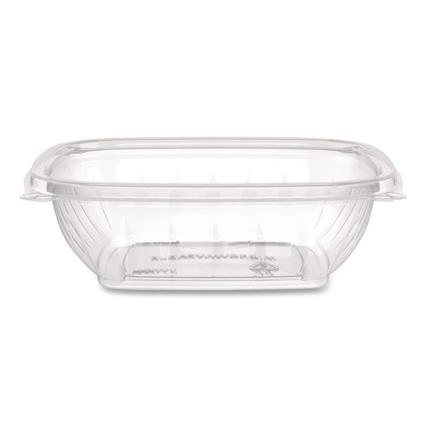 504-PACK OF Dart C8SB 8.5 in. x 8.5 in. x 1.51 in. 8 oz. Square Plastic Bowls - Clear (504/Carton)