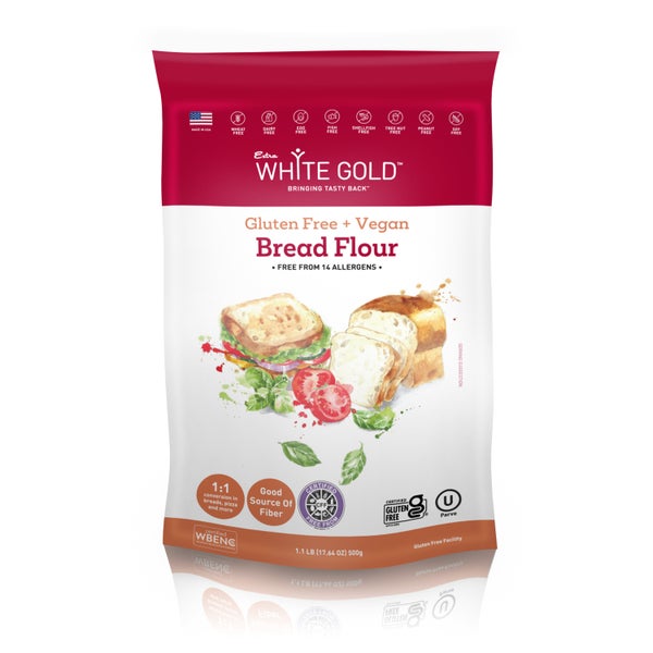 12-PACK OF Bread Flour Gluten Free, Extra White Gold