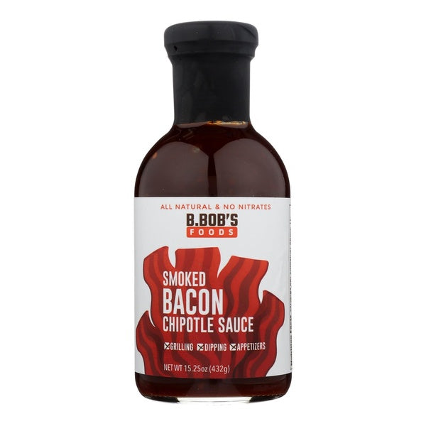 6-PACK OF Sauce Chipotle Smoked Bacon B.Bob's 15.25 oz