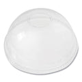 1000-PACK OF Lid Plastic Karat C-KDL626 Clear PET Plastic Lids for Cold Cups - Fits 12 oz to 24 oz - 1000 Count