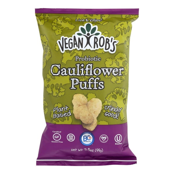 12-PACK OF SNACK PUFF PROBIOTIC CAULIFLOWER