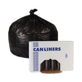 150-PACK OF Boardwalk 24" x 32" Low-Density Waste Can Liners - 16 Gallon, 1 Mil Perforated Black Roll (150 Count)