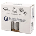 250-PACK OF Inteplast Group 30 Gallon Low-Density Clear Can Liners - 0.58 Mil Thickness, 30" x 36" - 250 Bags Total