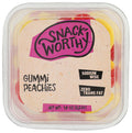 12-PACK OF CANDY GUMMY PEACHIES 10 OUNCE - CASE OF 12
