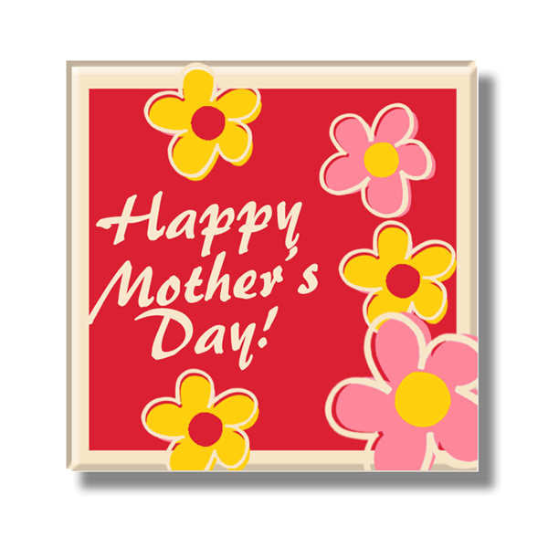 1-PACK OF CHOCOLATE SQUARE HPY MOTH DAY