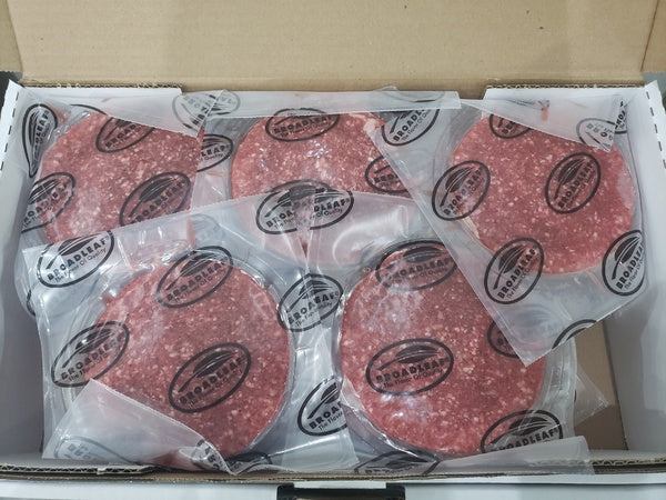 10LB-PACK OF BUFFALO PATTY 85/15 2-1 RND