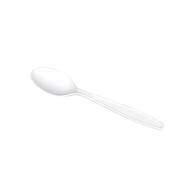 1000-PACK OF Teaspoon Plastic Karat 1,000 ct PP Plastic Extra Heavy Weight Tea Spoons, White