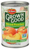 12-PACK OF PEACH SLICED YELLOW, IN 100% FRUIT JUICE