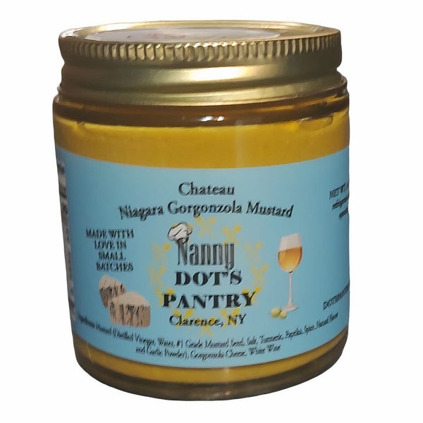 24-PACK OF Mustard, Chateau Niaraga Gorgonzola, Dots Pantry