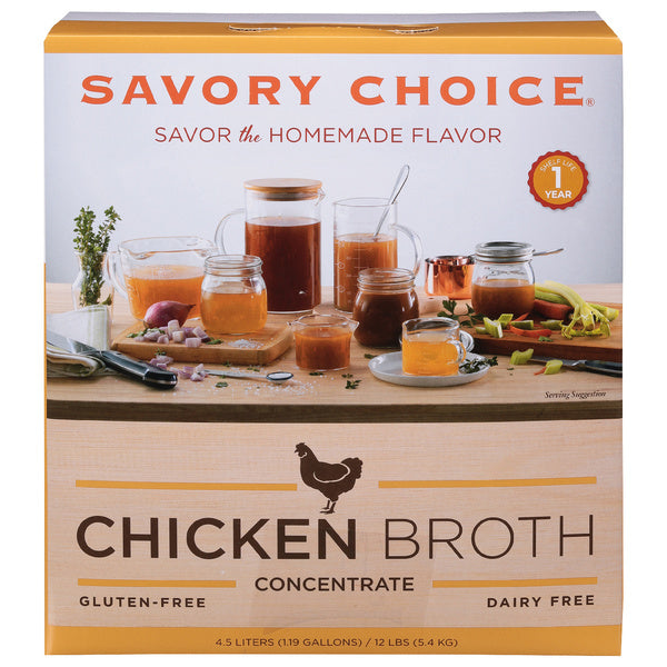 1-PACK OF BROTH CHICKEN CON BAG IN BOX