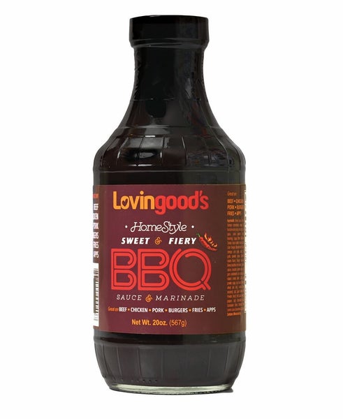12-PACK OF BBQ Sauce Sweet-Fiery, Lovingoods