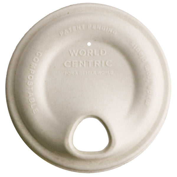 1000-PACK OF Cup/Lid Fiber Sip Lids | Fits 12-22 oz World Centric Paper Cold Cups | 1000 count