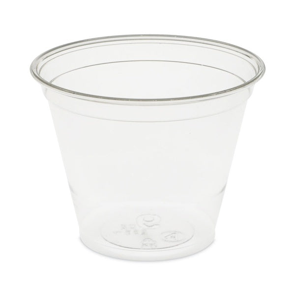 975-PACK OF Cup Plastic Pactiv EarthChoice 9 oz. Recycled Plastic Cold Cups - Eco-Friendly Clear Drinking Cups for Milkshakes, Smoothies, and Frozen Drinks