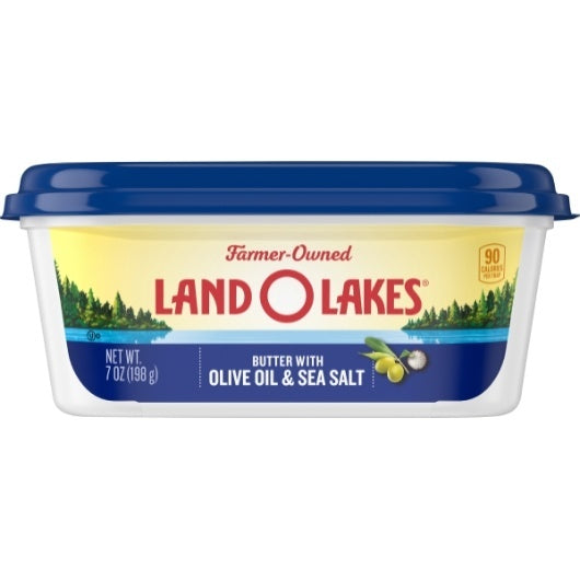 12-PACK OF Butter With Olive Oil & Sea Salt Land O Lakes, 12 - 7 Oz