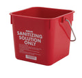 1 EA-PACK OF PAIL SANITIZING KLEEN RED 3QT