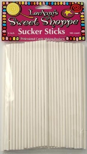 5-PACK OF Stick For Lollipops 6" X 5/23" 5 X 100 Ct 4 Lb Cs