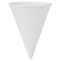 5000-PACK OF Cup Paper SOLO 4BR-2050 ProPlanet 4 oz. Compostable Cone Cold Water Paper Cups for Events and Offices