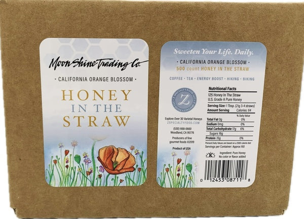 4-PACK OF HONEY STRAW ORG BLOSM