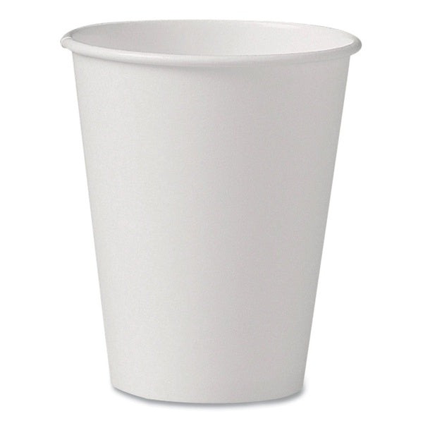 1000-PACK OF Cup Paper SOLO U508N-02050 8 oz Uncoated Disposable Hot Drink Paper Cups - White (Pack of 1000)