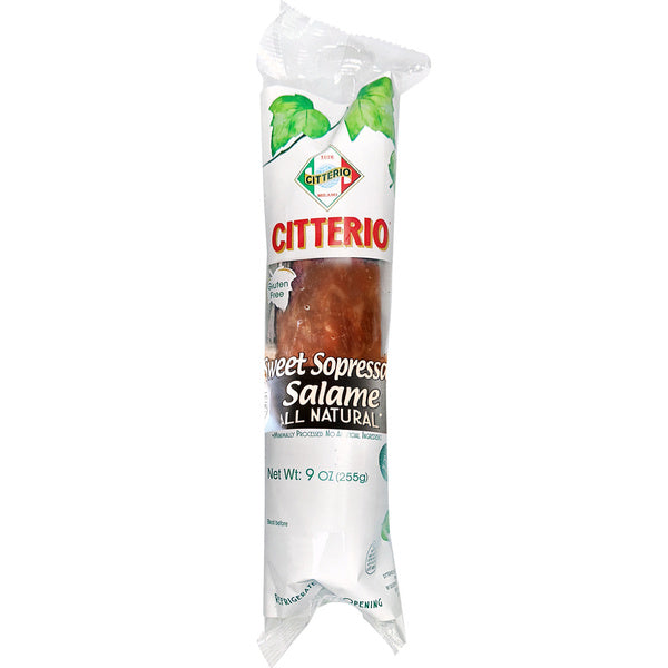 9 OZ-PACK OF CHUB WHL SWEET SOPRESSATA 9OZ