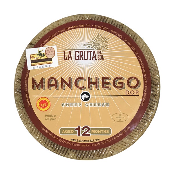 1-PACK OF CHEESE MANCHEGO 12 MONTH
