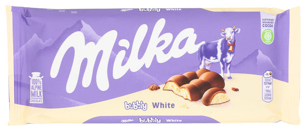 15-PACK OF CHOCOLATE WHITE BUBBLY WHITE 3.35 OUNCE - CASE OF 15