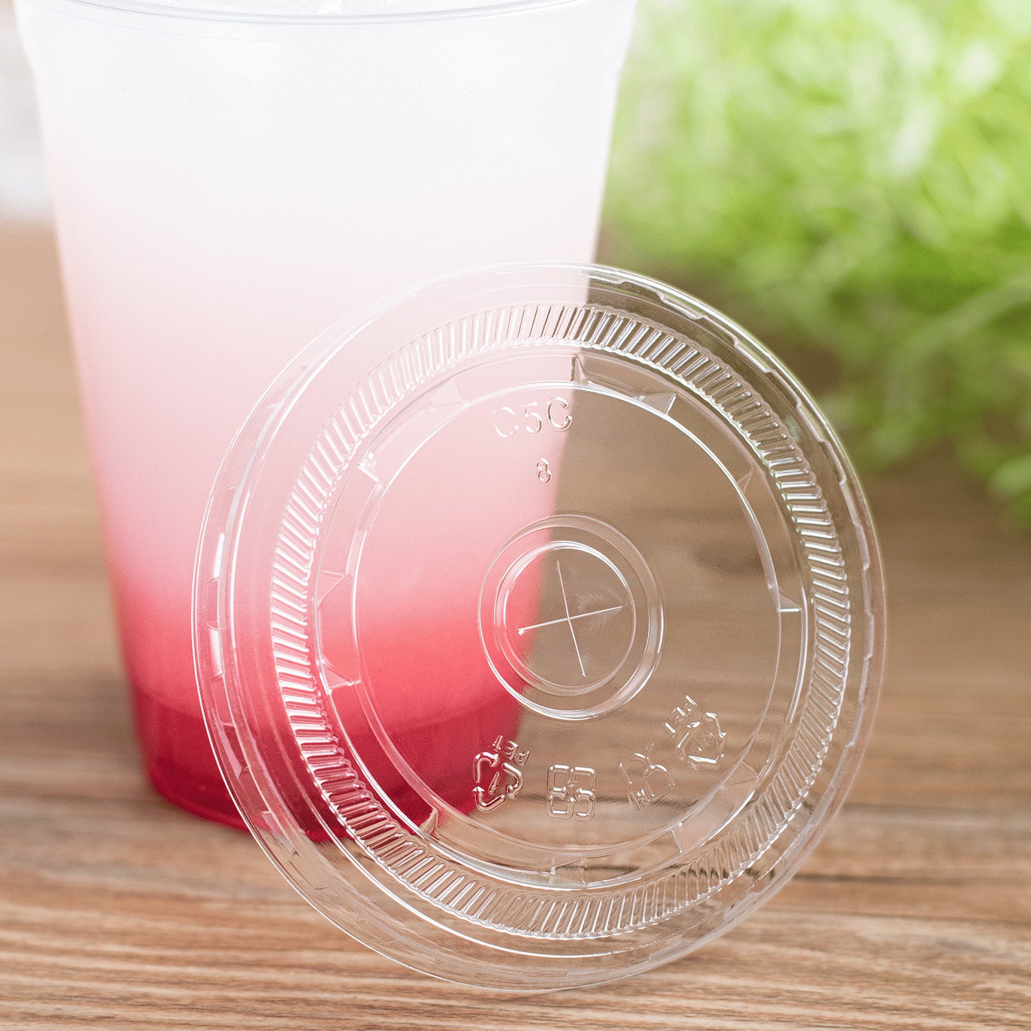 2000-PACK OF Lid Togo Karat 2,000 ct Plastic Cup Lids, PS, 95 mm