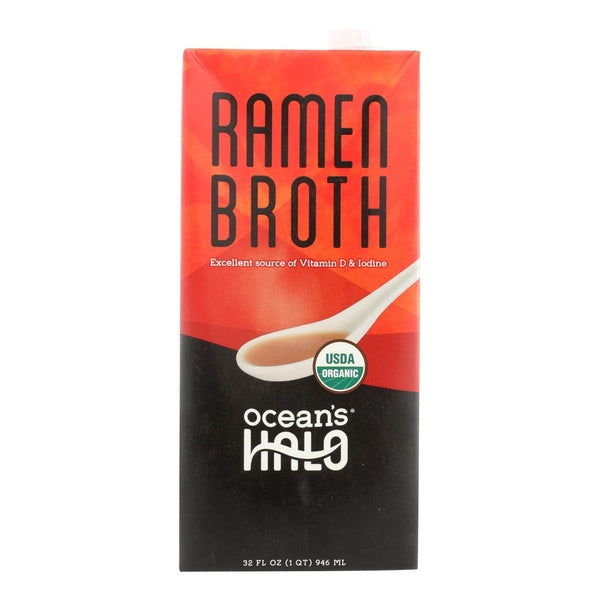 6-PACK OF Broth Veg Ramen Ocean's Halo 32 fz