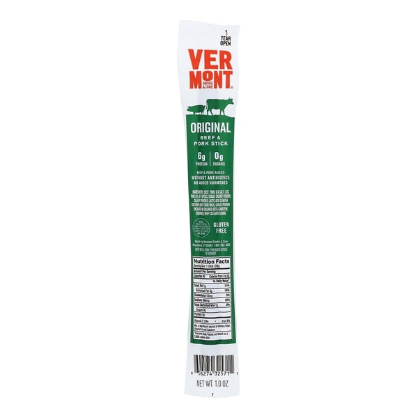 24-PACK OF Meat Stick Cracked Pepper Original Vermont Smoke & Cure 1 oz