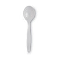 1000-PACK OF Cutlery Plastic Dixie SH207 Heavyweight Plastic Soup Spoons - Durable White Cutlery (1000 Count)