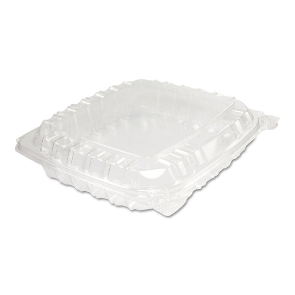 250-PACK OF Container Food Dart C89PST1 ClearSeal Plastic Containers with Hinged Lid - 8.31 x 8.31 x 2 Inches - 250 Count for Secure Food Storage