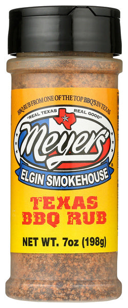 6-PACK OF SEASONING RUB TEXAS BBQ 7 OUNCE - CASE OF 6