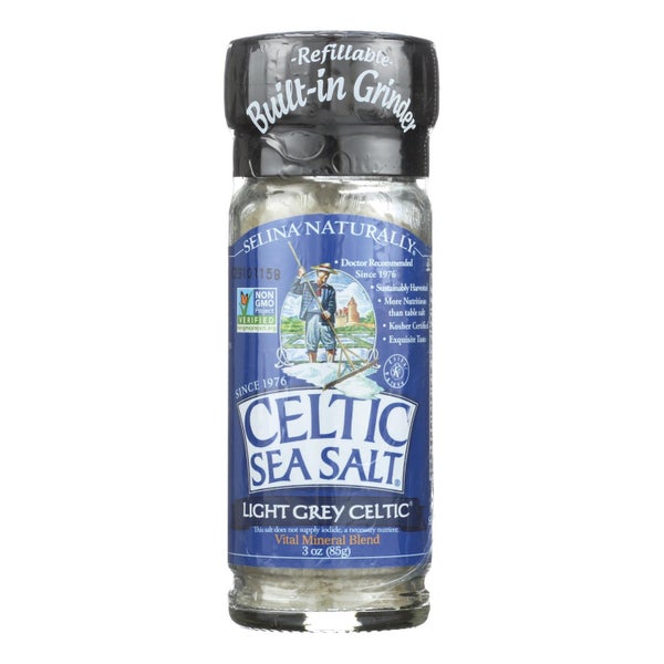 6-PACK OF Salt Sea Lt Grey Celtic Sea Salt 3 oz