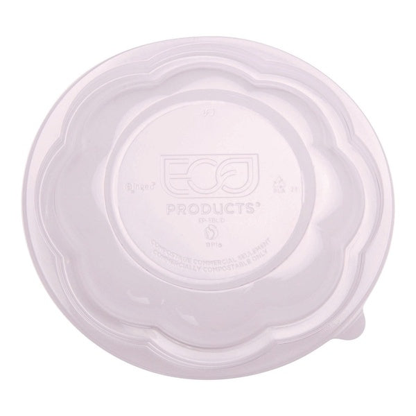 300-PACK OF Lid Clear Eco-Products EP-SBLID Clear Salad Bowl Lid - Perfect Fit for 24, 32, and 48 oz Bowls (300 Lids per Carton)