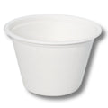 1000-PACK OF CUP PORTION COMPOSTABLE MOLDED FIBER 4 OZ DISPOSABLE