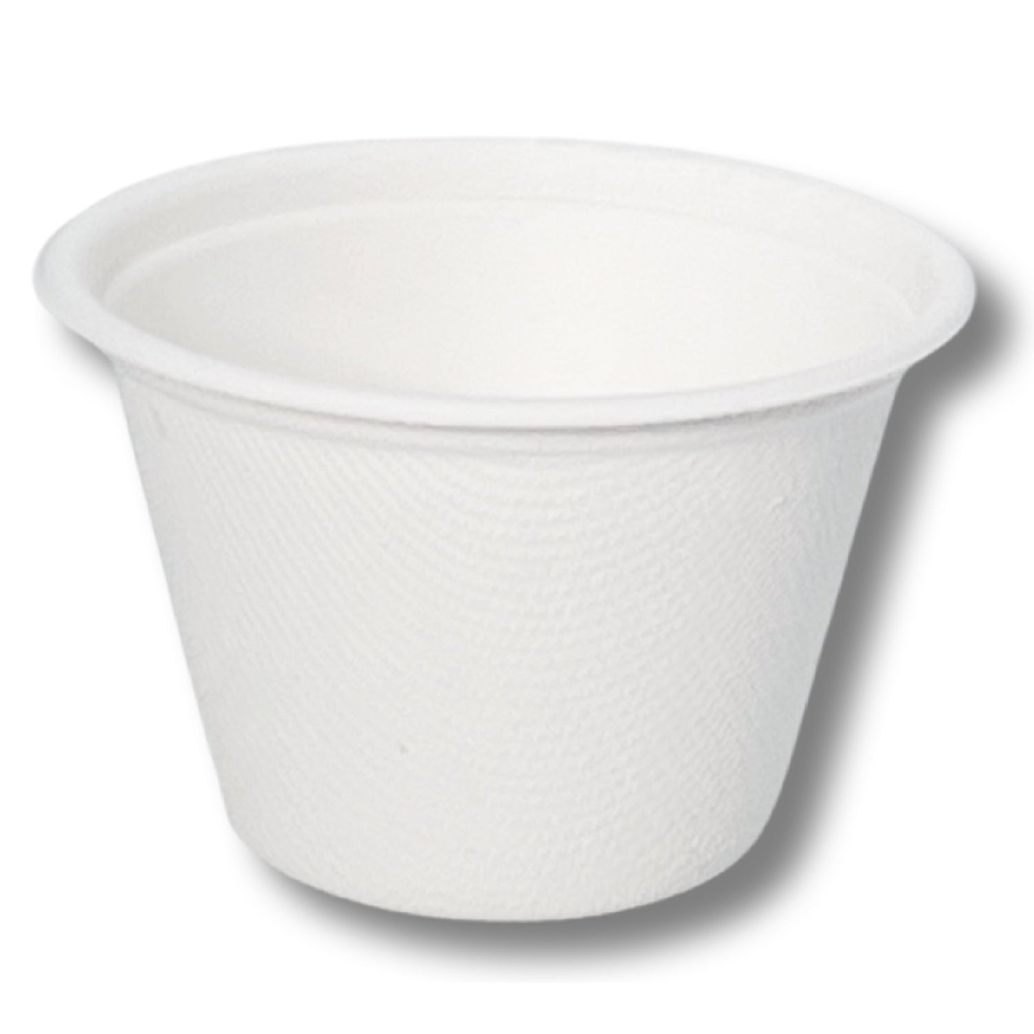 1000-PACK OF CUP PORTION COMPOSTABLE MOLDED FIBER 4 OZ DISPOSABLE